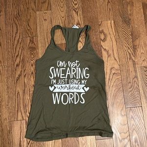 Women’s racer back workout tank